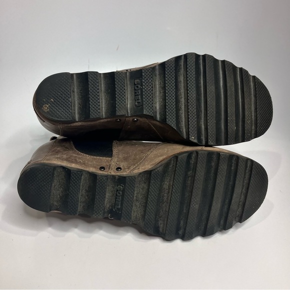 Sorel Lea Wedge Booties leather size 10 - Picture 9 of 10